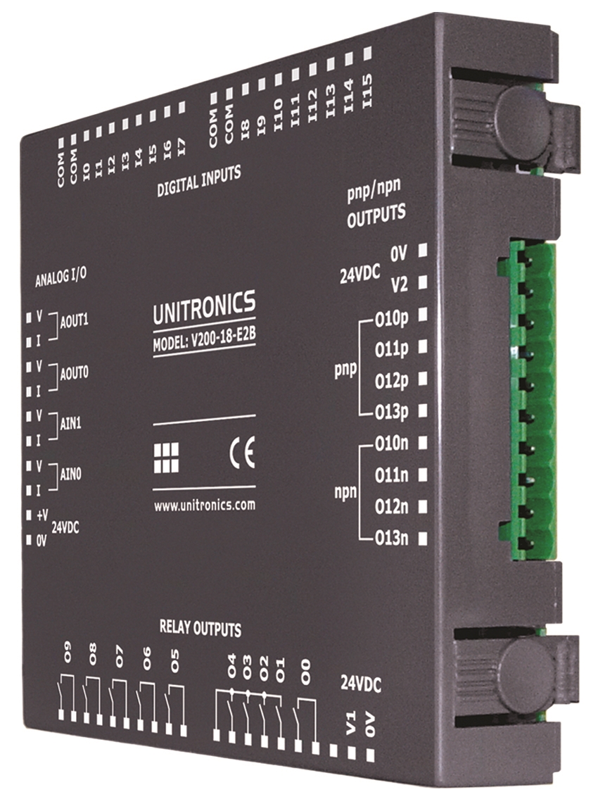 UNITRONICS V230-13-B20B V200-18-E1B 保証付き Unitronics Vision230 V230-13-B20B Programmable Logic